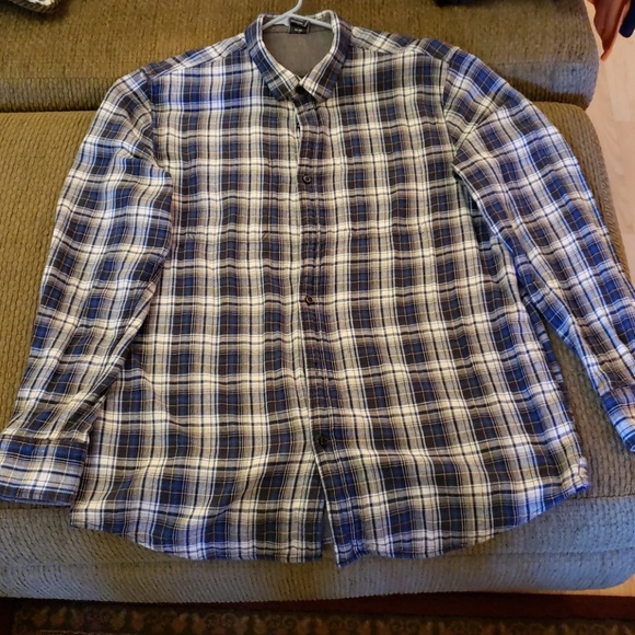 American Rag blue button up - Picture 3 of 3